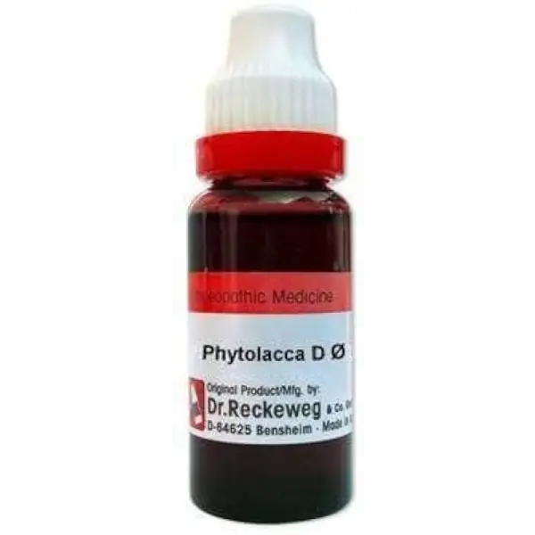 Dr. Reckeweg Phytolacca D Mother Tincture Q